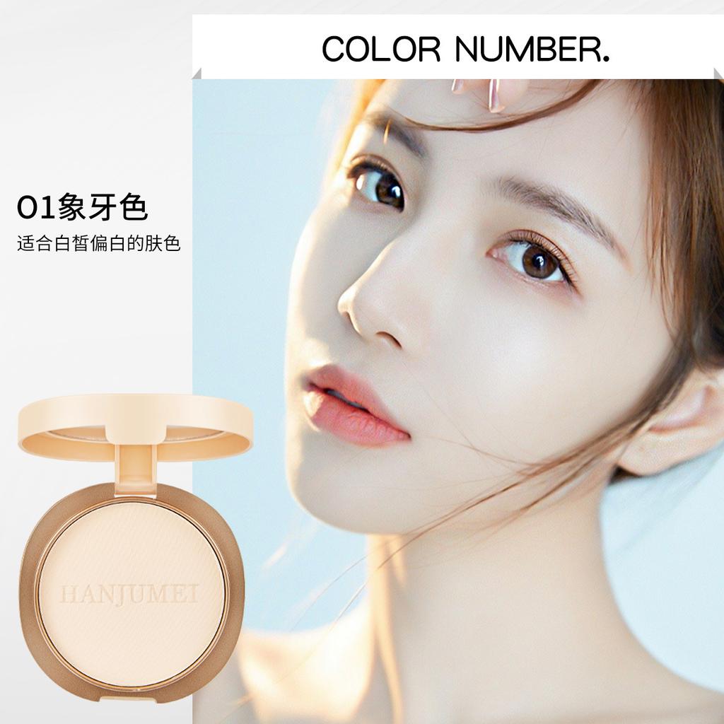 Lightweight Long Lasting Waterproof Setting Pressed Powder Natural Brightening Touch Up Face Powder