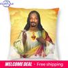 Heiliger Jesus Snoop Dogg Kissenbezug Bedruckter Polyester Kissenbezug Geschenk Überwurf Kissenhülle Zuhause Quadratisch Xcm