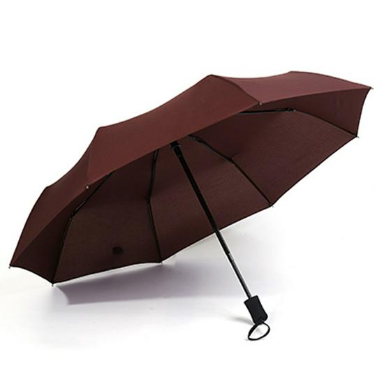 Automatic Three-Fold Sunshade Umbrella: UV-Protection & Rainproof for Men and Women