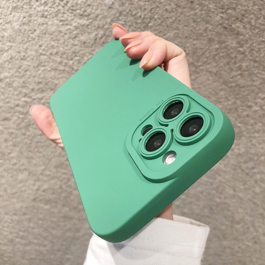 Luxuriöse Weiche Matte Lila Handyhülle Für iPhone 11 12 13 14 Pro Max XS X XR 7 8 Plus Original Flüssigsilikon Stoßfeste Hülle