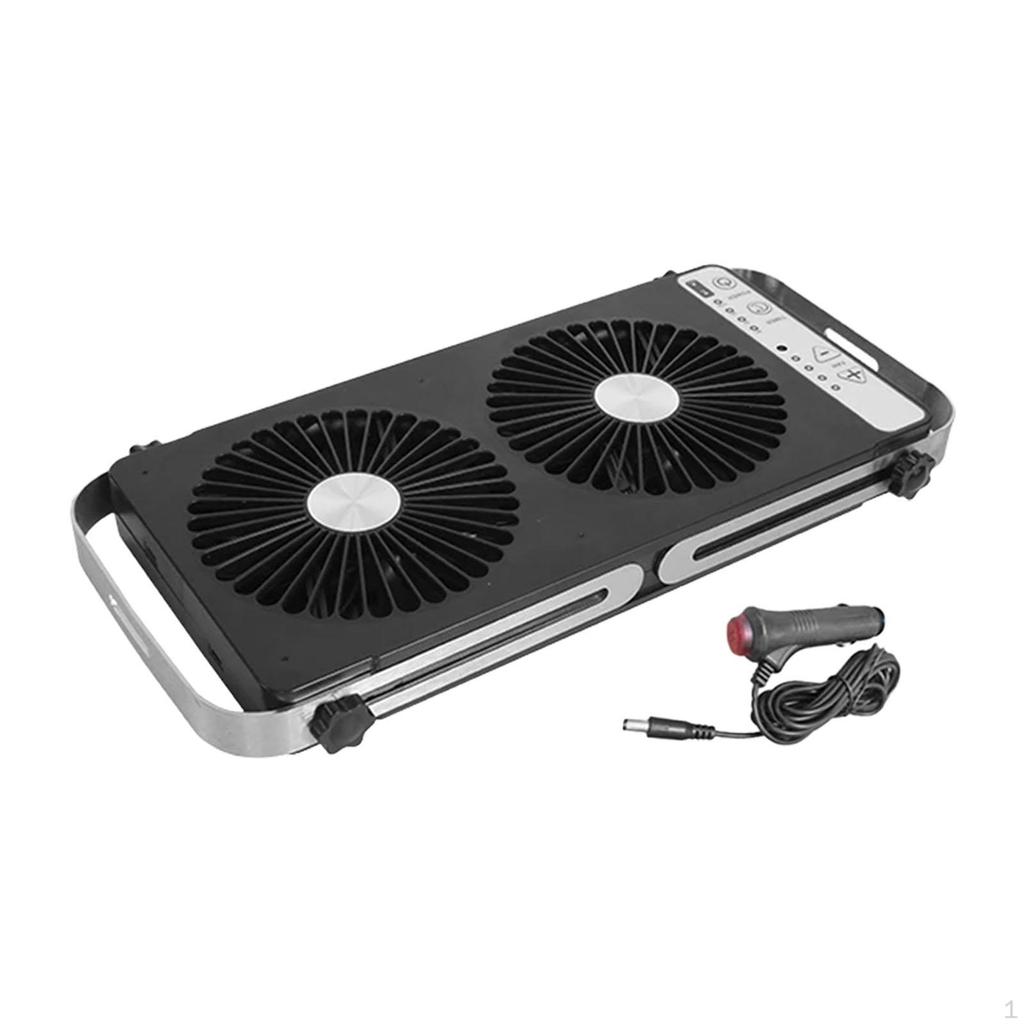 Dual Fan RV Roof Ventilation System with Extended Power Cable