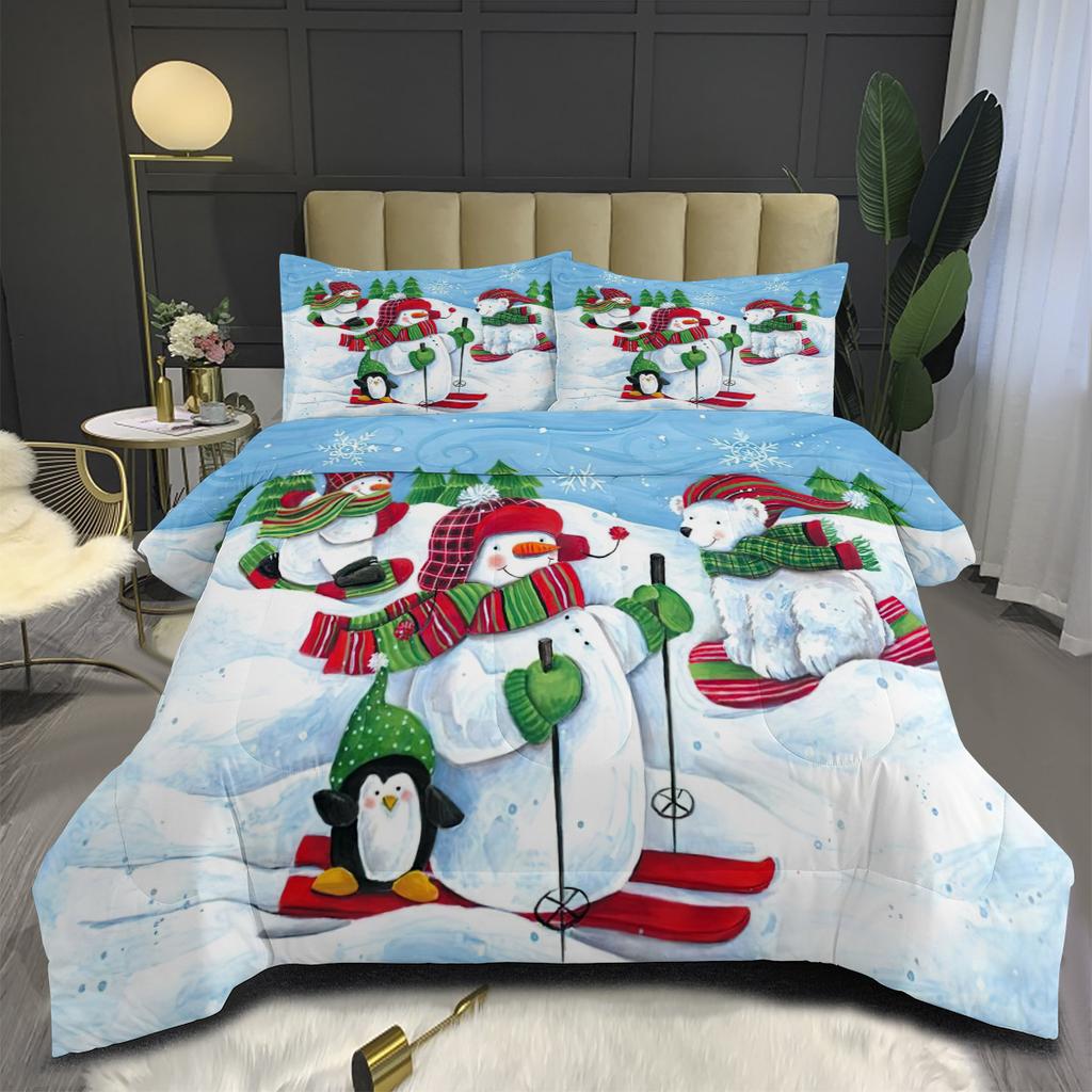 Astronaut Digital Print Duvet Cover Set - 3 Piece, Animal Design, Thickened Comforter Set