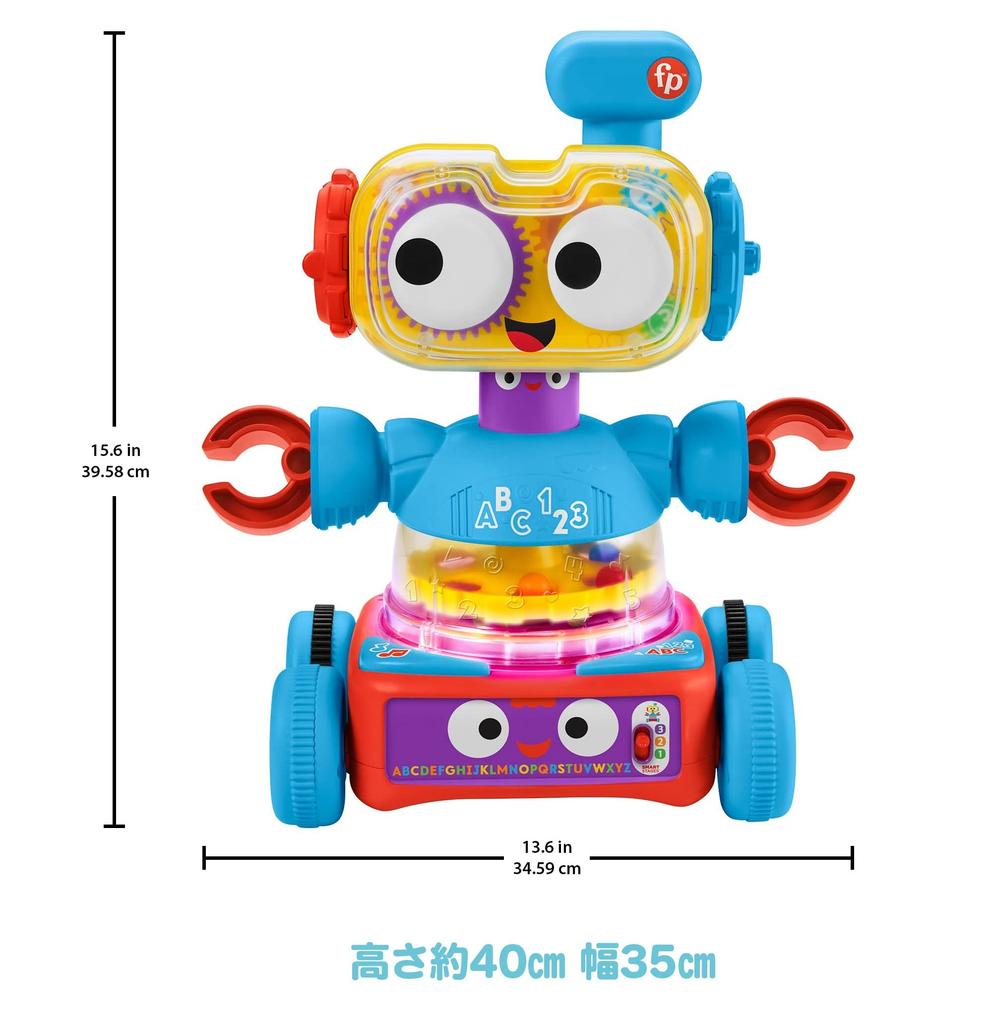 Fisher Price Spin and Kuru Kuru Learning Robot Months To 5 Years GTJ60 - Chase! [6 Old]