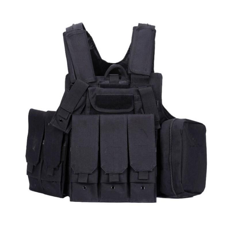 Outdoor Multifunctional Steel Wire Vest Molle Triple Sundries Mount Military Fan Field Training Uniform