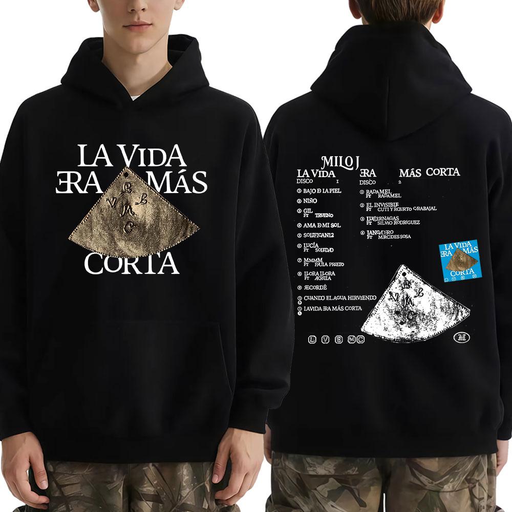 Rapper Corta Album Graphic Hoodie Men Women Hip-hop Tracksuit Long Sleeves Vintage Casual Sweatshirts