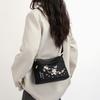 Flower Embroidery Crossbody Bag Fashion Casual Women Shoulder Bag Large Capacity Multi Pockets Purses Daily Portable Handbag