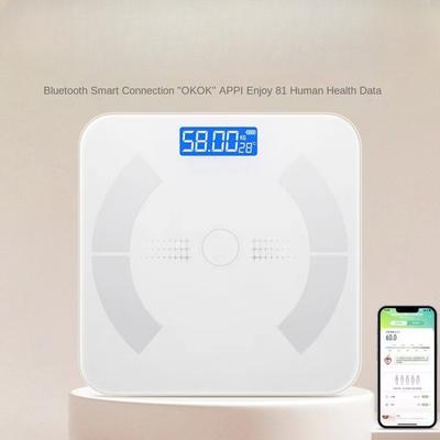 Chytrá váha na tělesný tuk Domácí Bluetooth nabíjecí elektronická váha Lidské zdraví Váha