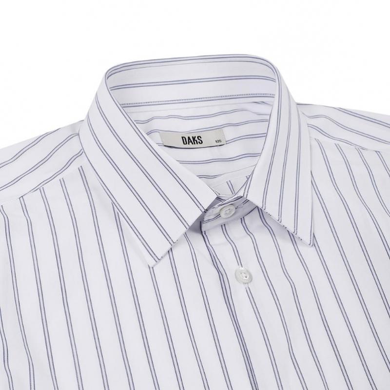 Daks 26 Year Ss Easy Care Stripe Reg Fit dreSs Shirt Dmp1shdl183a1