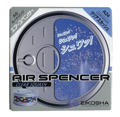 Air Spencer Eikosha Auto Lufterfrischer Klar A24 Kartusche, Ständer-Typ, Nachfüllung, Squash,
