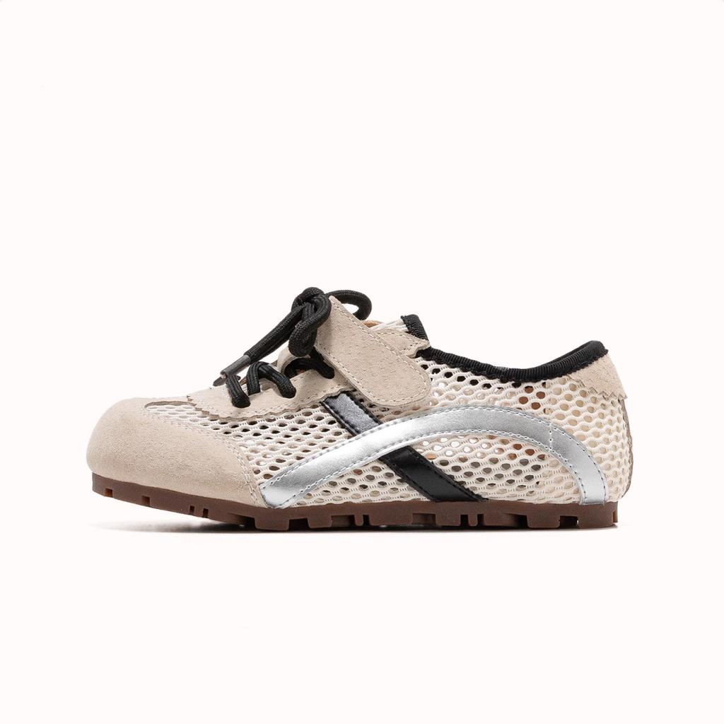 Girls board shoes mesh breathable 2025 new children's German training shoes summer versatile casual women's treasure single net sports shoes