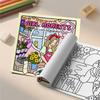 Cartoon Coloring Book Educational Doodles Book Cute Graffiti Painting Book  for Adults And Teens
