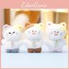 Plush Toy Cat Keychain Pendant With Pp Cotton Filling For Kids Gift Bag Decor