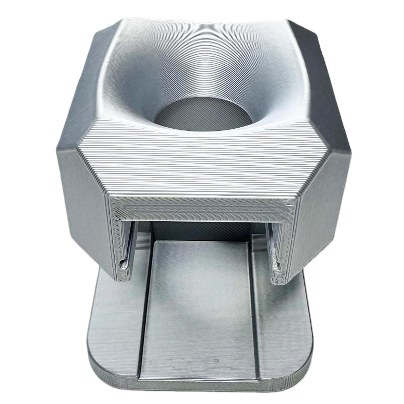 

Portable Diamond Art Funnel Fit Round Containers Diamond Painting Small Funnel 2.56x1.97in for Easy Transfer Accessories срібний