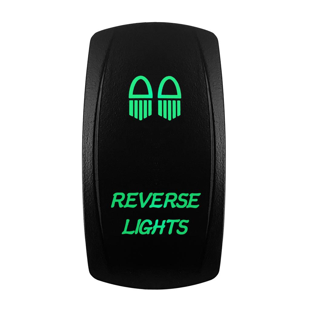 Boat Car Rocker Switch 12V/24V Waterproof Green Led SPST DPDT 20A for ARB/CARLING/NARVA/4x4 Pickup Truck JCB Machine Relays 5