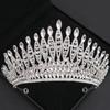 Elegant Zinc Zinc Alloy Princess Crown Sparkling Bridal Headwear Women Hair Hoop  Stage Performances