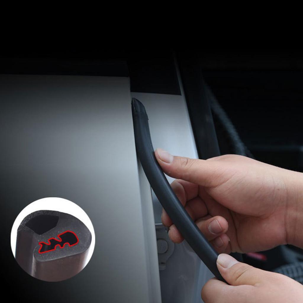 Door Weather Stripping Window Door Seal Strip Soundproof 1.6/1.8/2M Length