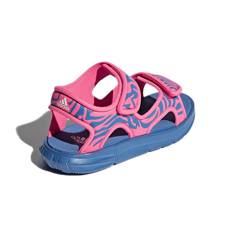 Adidas Zump C Velcro Open-Toe Casual Durable Kids Sandals Kids Sandals Blue Pink DB2527
