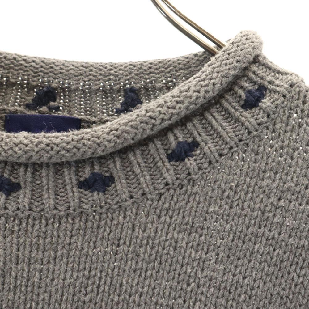 Gap 90s Old Nordic Pattern Long Sleeve Sweater L Gray Knit Men's Used