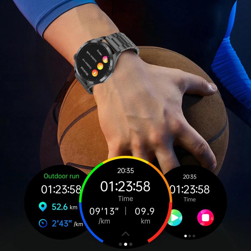 New Expert Health Smart Watch Men Uric Acid Blood Fat Blood Pressure ECG+PPG Heart Rate HD Bluetooth Call Sport Watch for IOS Android