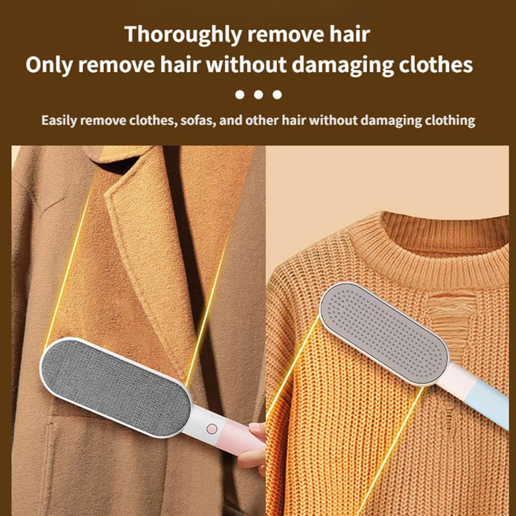 Portable Easy Carry Pet Hair Lint Brush Tool For Various Place Home Car Office Cleaning