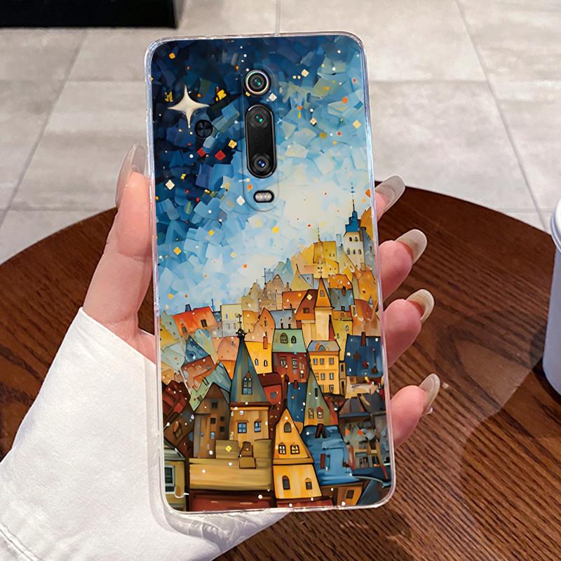 Casing For Xiaomi Mi 9T Pro Mi9T Fundas For Poco F2 / Redmi K20 Pro Clear Silicone Soft TPU Back Cover Cute Cat Protective Case