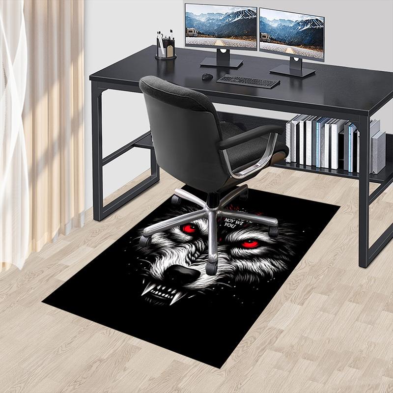 1pc Wolf Love Carpet, Office Rug Outdoor Mat Home Decor Area Carpet Festival