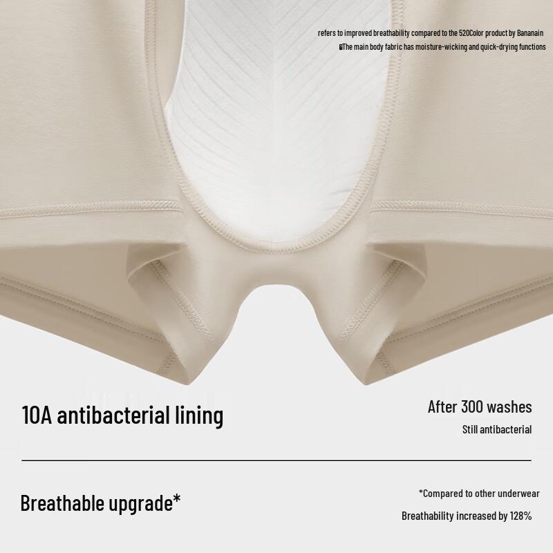 Bananain SilverSkin 701S Men's Antibacterial Boxer Briefs 3-Pack