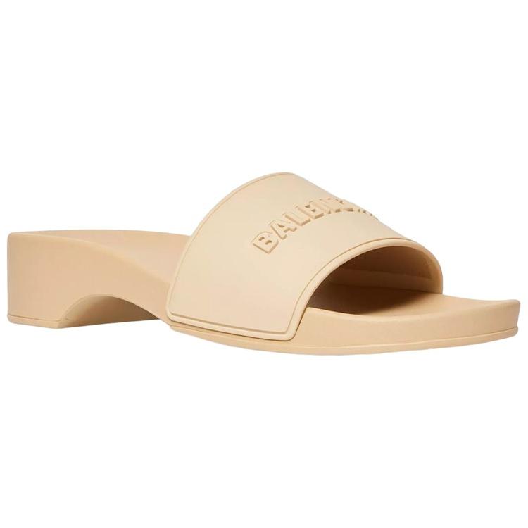 (WMNS) Balenciaga Pool Clogs 'Beige' Women's 707094W1S9H2020