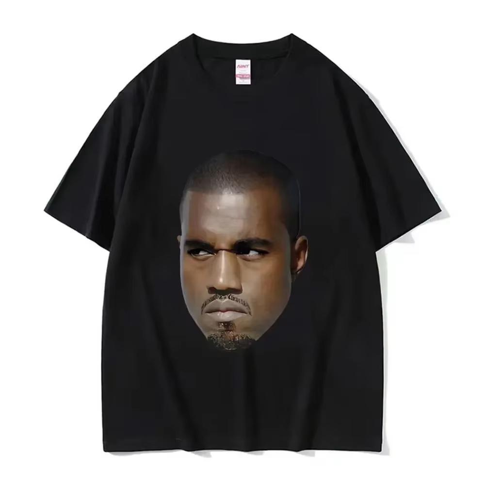 Lustiges Kanye West Meme T-Shirt Unisex Vintage Hip Hop Rap Stil T-Shirt Unisex Unisex Kurzarm T-Shirt Streetwear