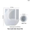 Poppy DIY Half-Moon Epoxy Resin Candle Holder Mold Ornament