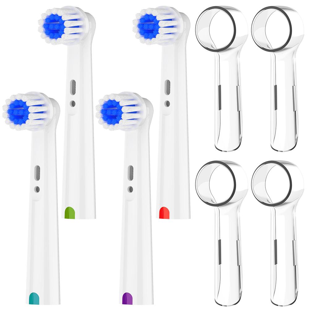 Sensible Pflege Ersatzbürstenköpfe & Zahnbürstenkopf Staubdichte Schutzabdeckungen, Kompatibel mit Oral B Elektrischer Zahnbürste