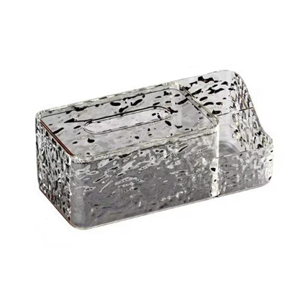 Plastic Desktop Tissue Box Large Capacity Paper Towel Holder Living Room