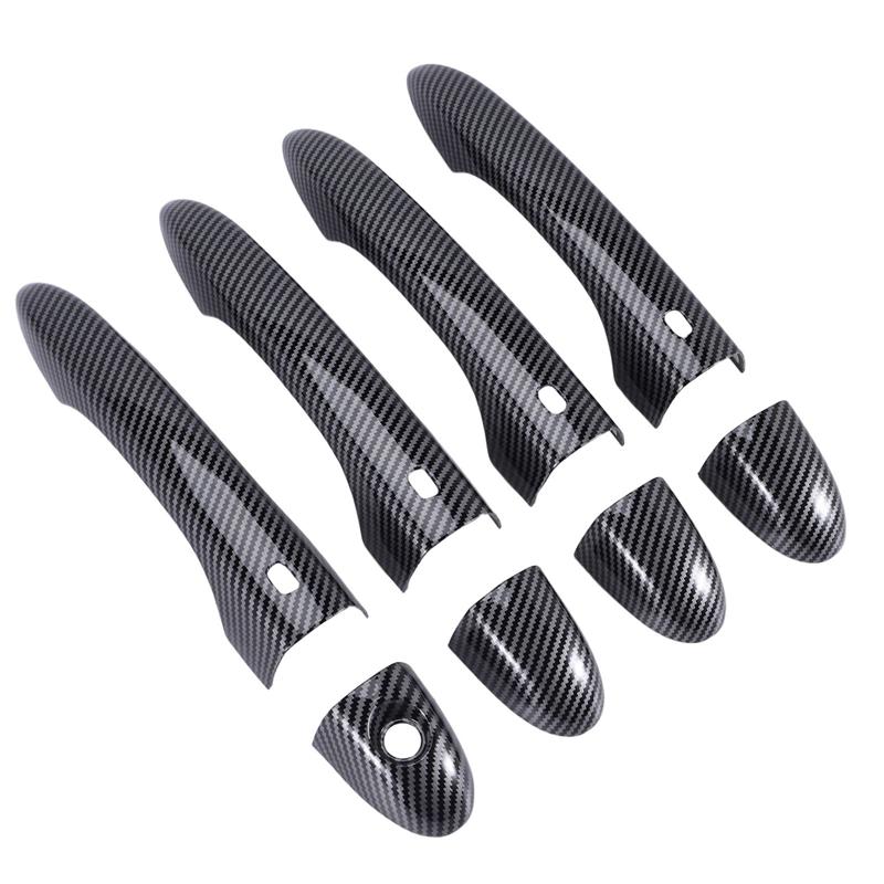 NEW-Carbon Fiber Outer Door Handle Cover Trim Decoration For Maserati Levante 2016 2017 2018 Ghibli 2014-2018 Quattroporte 2013-