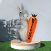 Simulation Resin Bunny Ornament Hand Painted Garden Animals Sculpture Easter Rabbit Statue  Office