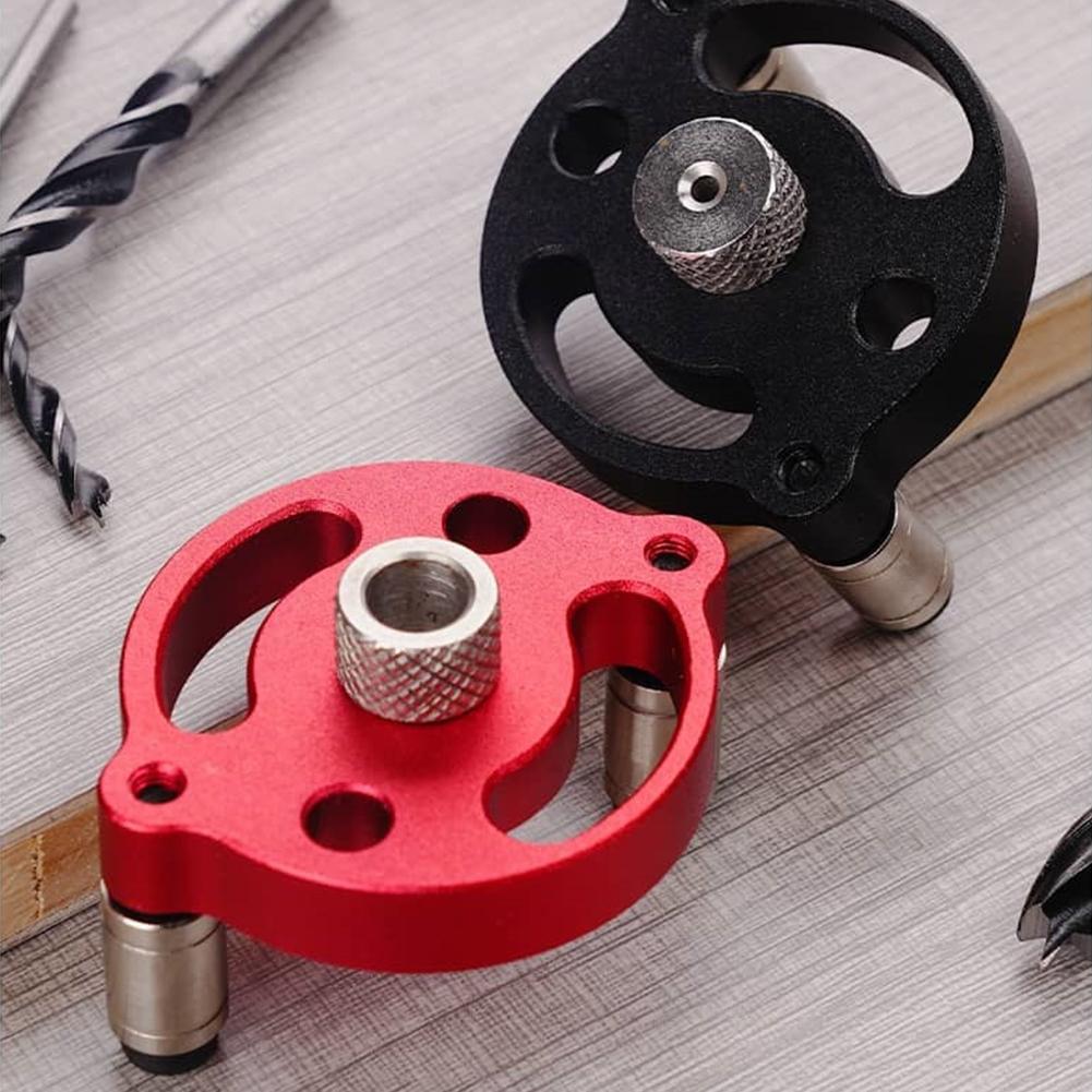 3-10mm Vertical Doweling Jig Kit Self Centering Drill Guide Locator Aluminum Alloy Woodworking Hole Puncher DIY Furniture Connection