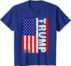 PRESIDENT Donald Trump 2024 Vintage USA Flag Youth Unisex T-shirt