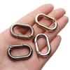 Camping Hiking Accessories Outdoor Carabiner Handbags Clips Spring Oval Rings Bag Belt Buckles