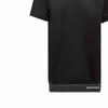 Emporio Armani SS23 Button Letter Logo Embroidered Short Sleeve Polo Shirt Men tops Black 3R1F761JUVZ0999