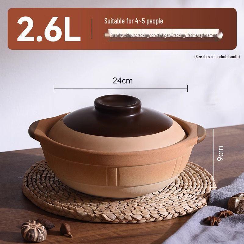 

Zhishi Traditional Clay Casserole Pot