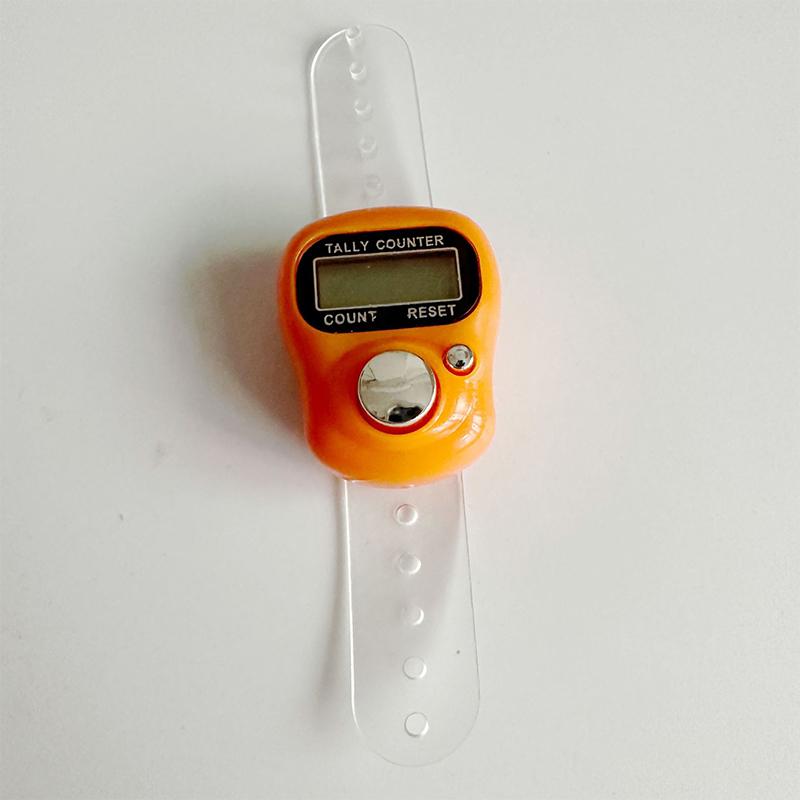 Міні-лічильник пальців РК-дисплея з електричним цифровим дисплеєм зі світловим підрахунком лічильника стібків маркер шиття в'язання ткання Будда молитися футбол