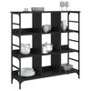 Sideboard In Black 102 X 32 X 103.5 Cm Particleboard