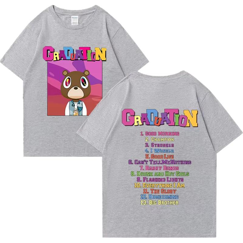 

Hot Kanye West Graduation Graphics T Shirt Men Women S Fashion Classic Tops Oversized Tee Short Sleeve Clothes Unisex T-shirts 4XL