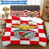 Football Club Eagle 3pcs K-pop music group Bedding set,Ideal for Bedroom, Dormitory,Including Duvet Cover And 2pcs Pillowcases,Fan gifts