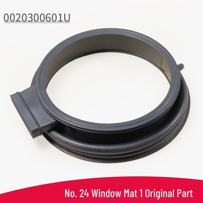 Drum Washing Machine Door Seal Gasket & Window Pad Replacement Set