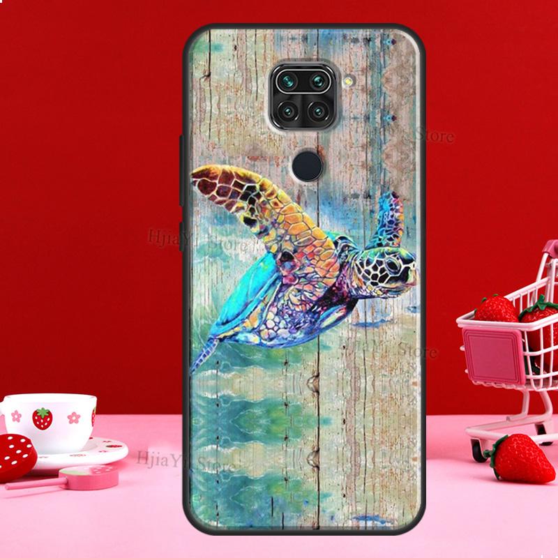 Sea Turtle Case For Xiaomi Redmi Note 11 10 9 8 12 Pro Plus 12S 11S 10S Cover For Redmi 12C 10C 10A 9C