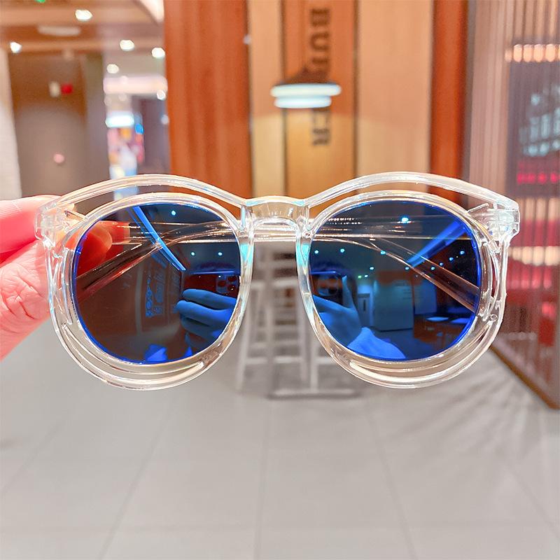 Fashion Children'S Sunglasses Baby Anti-Radiation Sun Glasses Girl Boy Cute Cartoon Bear Anti-Glare Sunglasses Stylish Goggles