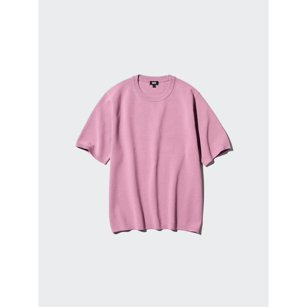 Uniqlo Japan Washable Milano Rib KniT T shirT