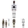 Halloween Bodysuit Costume With Robot Armor Print And Zipper Closure