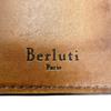 Berluti Calligraphy Long Wallet purse leather Brown unisex Used