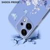 For Oppo Reno14 5G (Global)/Oppo Reno14 5G (China)/Oppo Reno14 F 5G Case Butterfly Floral Pattern Printing TPU Phone Back Cover